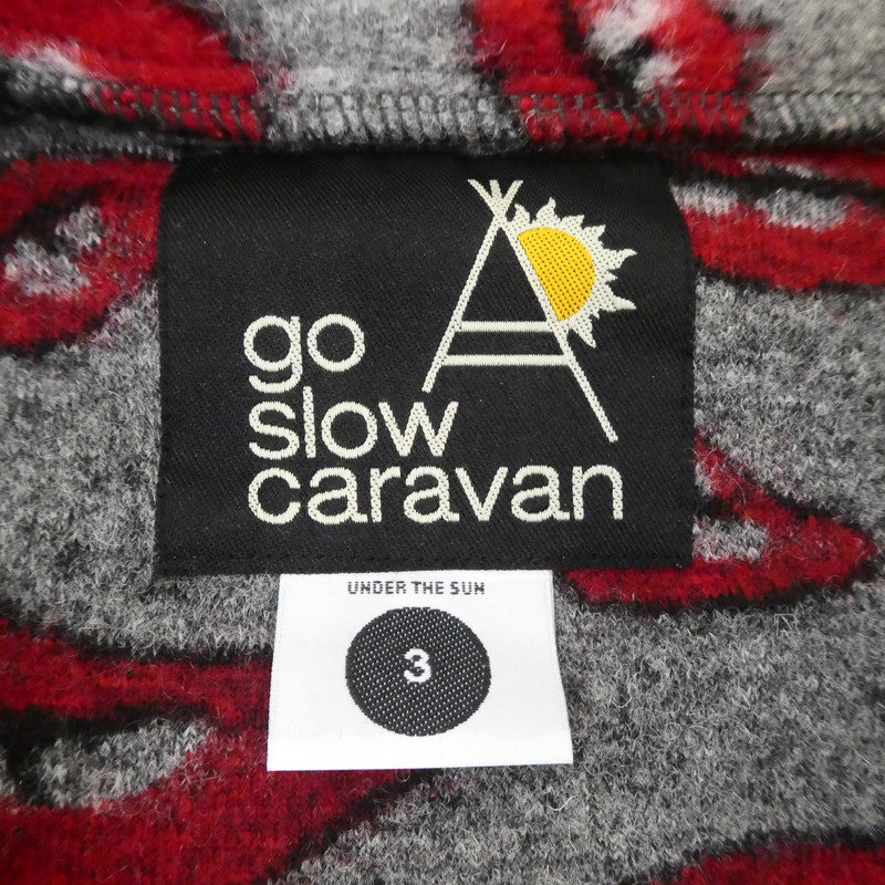 【中古】GO SLOW CARAVAN | ゴースローキャラバン ジャガードウールジャケット その他アウター 390268 グレー サイズ：3