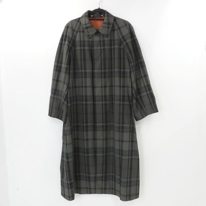 【中古】Paul Smith | ポール・スミス マドラスチェックオーバーコート ステンカラーコート 123109 051X サイズ：S