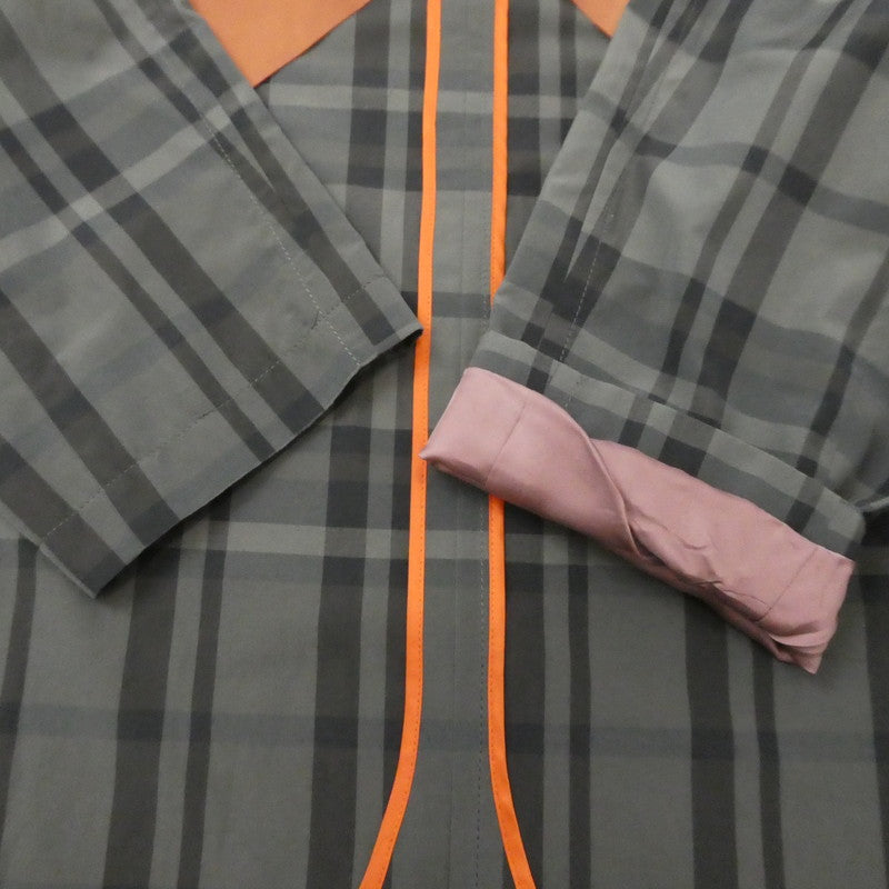 【中古】Paul Smith | ポール・スミス マドラスチェックオーバーコート ステンカラーコート 123109 051X サイズ：S