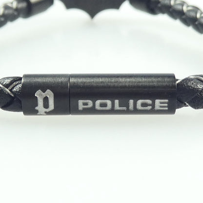 【中古】POLICE | ポリス BATRANG ブレスレット ブラック