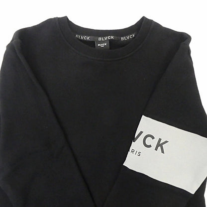 【中古】 BOLD STRIPE SWEATSHIRTS スウェット ブラック サイズ：XS