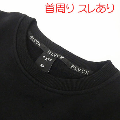 【中古】 BOLD STRIPE SWEATSHIRTS スウェット ブラック サイズ：XS