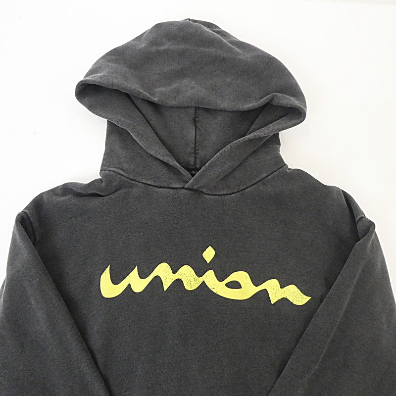 【中古】UNION | ユニオン HILLOCK HOOD パーカー チャコールグレー サイズ：2