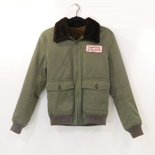 【中古】WACKOMARIA | ワコマリア B-10 JACKET ミリタリーコート カーキ サイズ：S