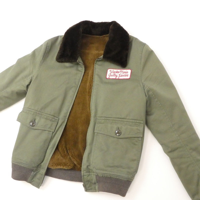 【中古】WACKOMARIA | ワコマリア B-10 JACKET ミリタリーコート カーキ サイズ：S