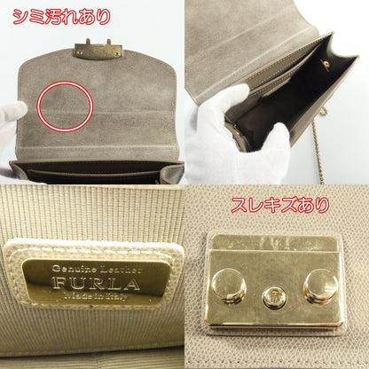 【中古】Furla | フルラ METROPOLIS MINI CROSSBODY ショルダーバッグ 851171 グレー