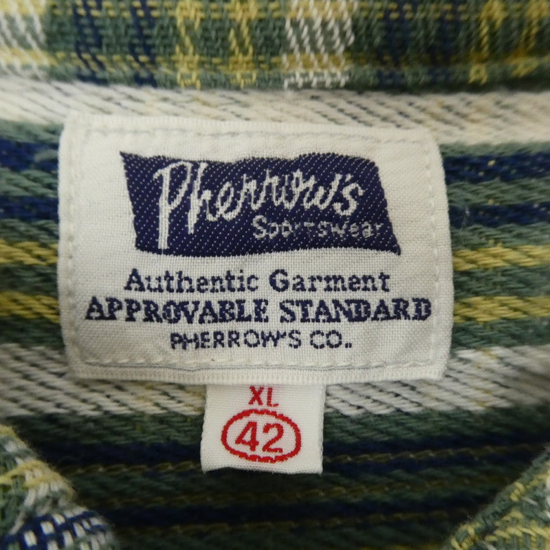 【中古】PHERROWS | フェローズ 長袖シャツ サイズ：XL