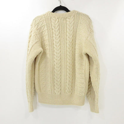 【中古】INVERALLAN | インバーアラン 1A CREW NECK KNIT セーター アイボリー サイズ：不明