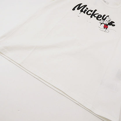 【中古】 MICKEY PAINTING S/S 半袖Ｔシャツ ホワイト サイズ：XS