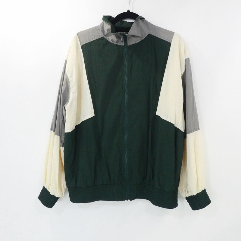 【中古】Ungrid | アングリッド カラーブロッキングブルゾン ナイロンジャケット 112310205801 グリーン