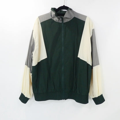 【中古】Ungrid | アングリッド カラーブロッキングブルゾン ナイロンジャケット 112310205801 グリーン