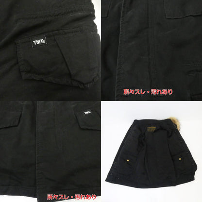【中古】TMT | ティーエムティー MOLESKINE VARIABLE M-65 JACKET ミリタリージャケット TJK-F1713 ブラック サイズ：M