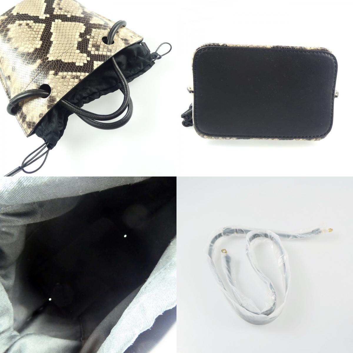 【中古】 パイソン柄バケツバッグ その他バッグ