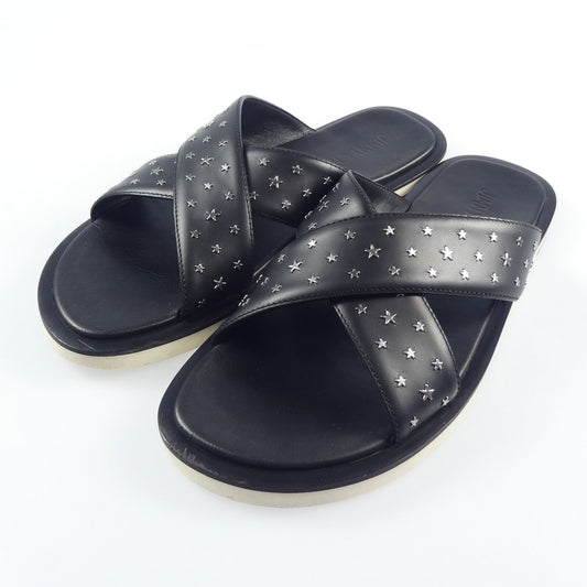 【中古】JIMMY CHOO | ジミーチュウ PALMO OXH 204 サンダル ブラック