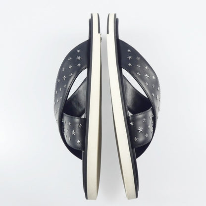 【中古】JIMMY CHOO | ジミーチュウ PALMO OXH 204 サンダル ブラック