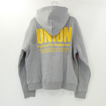 【中古】UNION | ユニオン SUPER UNION OSAKA HOODIE パーカー グレー サイズ：M