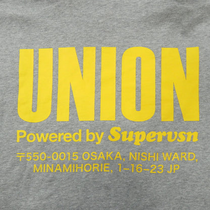 【中古】UNION | ユニオン SUPER UNION OSAKA HOODIE パーカー グレー サイズ：M