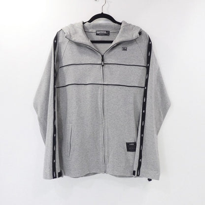 【中古】reversal | リバーサル URBAN SWEAT LOGO TAPE ZIP PARKA パーカー rv21aw303 グレー サイズ：M