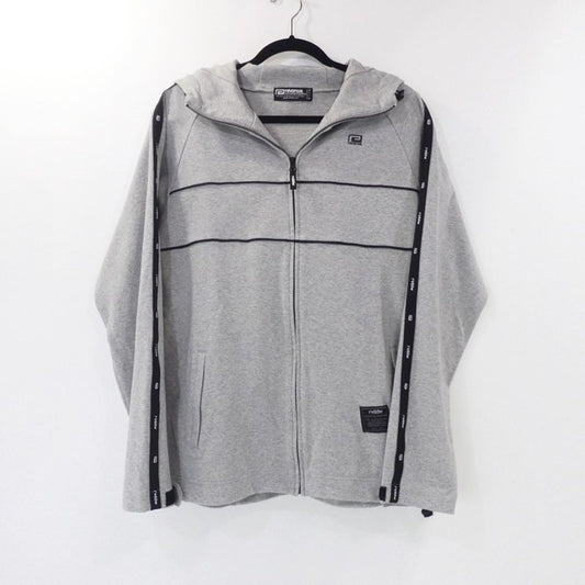 【中古】reversal | リバーサル URBAN SWEAT LOGO TAPE ZIP PARKA パーカー rv21aw303 グレー サイズ：M