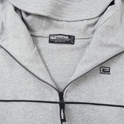 【中古】reversal | リバーサル URBAN SWEAT LOGO TAPE ZIP PARKA パーカー rv21aw303 グレー サイズ：M