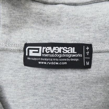 【中古】reversal | リバーサル URBAN SWEAT LOGO TAPE ZIP PARKA パーカー rv21aw303 グレー サイズ：M