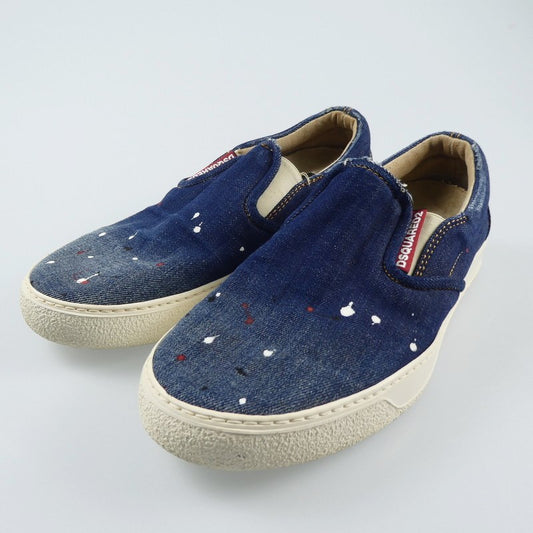 【中古】DSQUARED2 | ディースクエアード スリッポン インディゴ