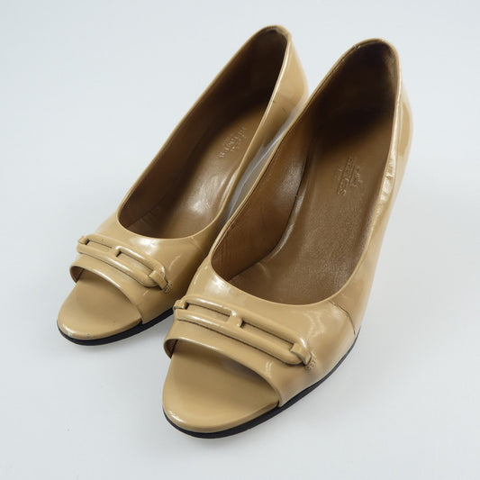 【中古】HERMES | エルメス パンプス ベージュ