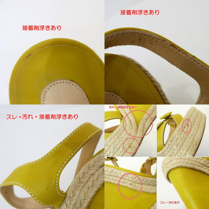 【中古】Christian Louboutin | クリスチャンルブタン Zero Problem 140 サンダル 1140934 イエロー 28cm