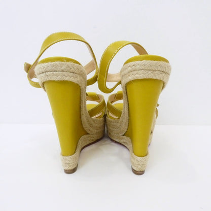 【中古】Christian Louboutin | クリスチャンルブタン Zero Problem 140 サンダル 1140934 イエロー 28cm