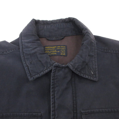 【中古】Abercrombie&Fitch | アバークロンビーアンドフィッチ ミリタリージャケット ネイビー サイズ：S