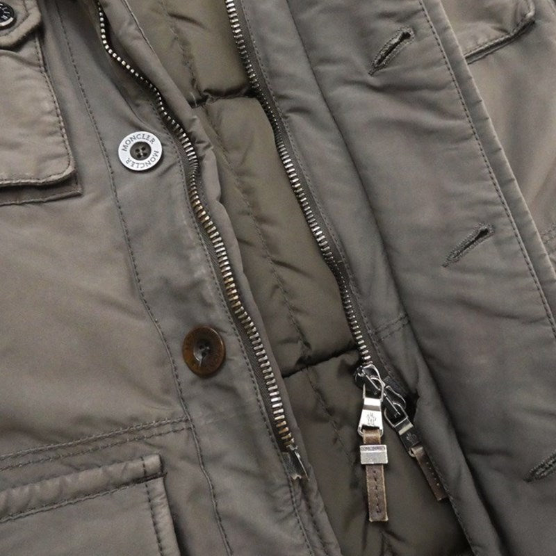 【中古】MONCLER | モンクレール SATURNIN ダウンジャケット 44520/00/54028 カーキ