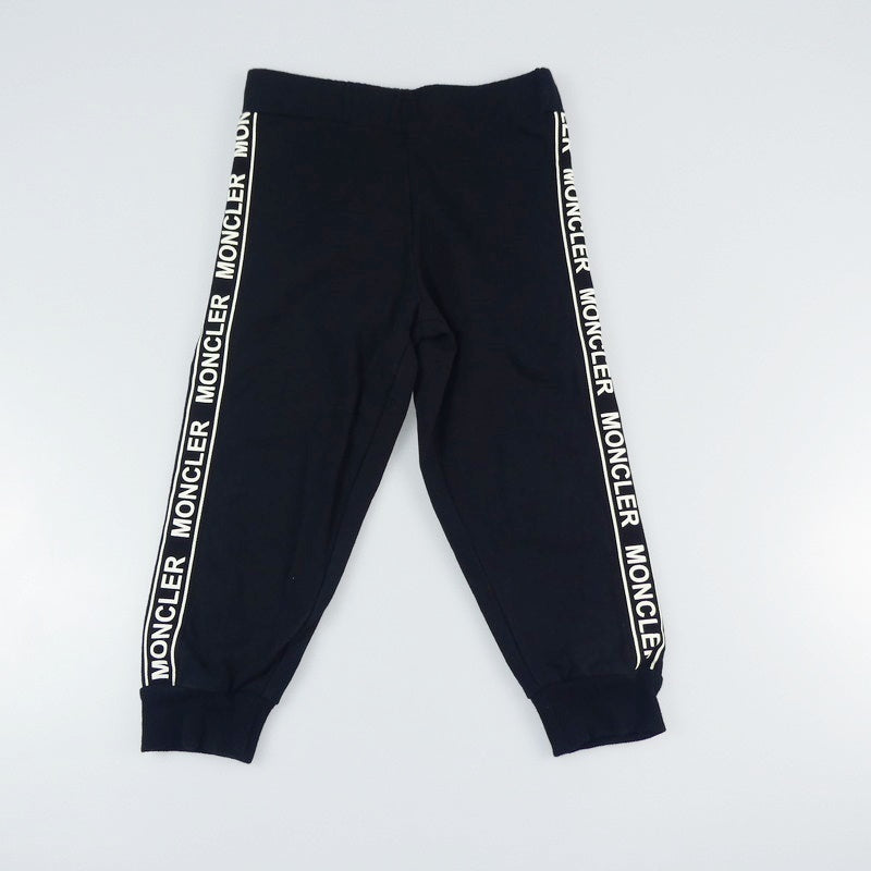 【中古】MONCLER | モンクレール COMPLETO MAGLIA PANTALONE パンツ 8M73020 2020S/S 国内正規品 キッズ100cm ブラック