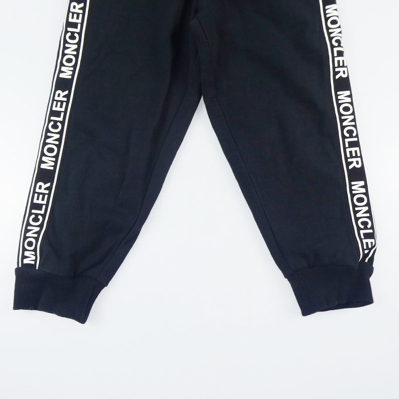 【中古】MONCLER | モンクレール COMPLETO MAGLIA PANTALONE パンツ 8M73020 2020S/S 国内正規品 キッズ100cm ブラック
