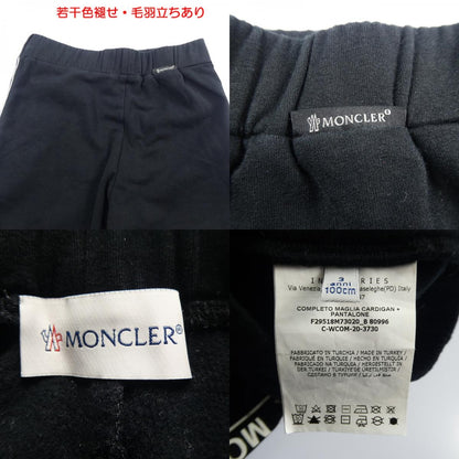 【中古】MONCLER | モンクレール COMPLETO MAGLIA PANTALONE パンツ 8M73020 2020S/S 国内正規品 キッズ100cm ブラック