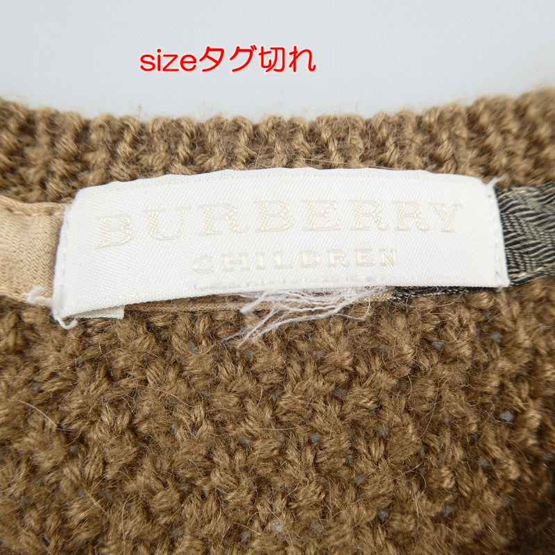 【中古】BURBERRY CHILD | バーバリーチャイルド カーディガン C8N17-635-40 ブラウン