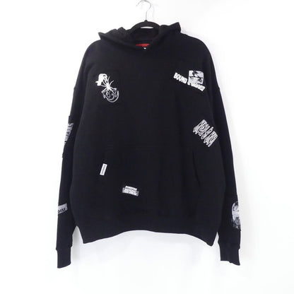 【中古】 CRUST HOODIE パーカー ブラック サイズ：L