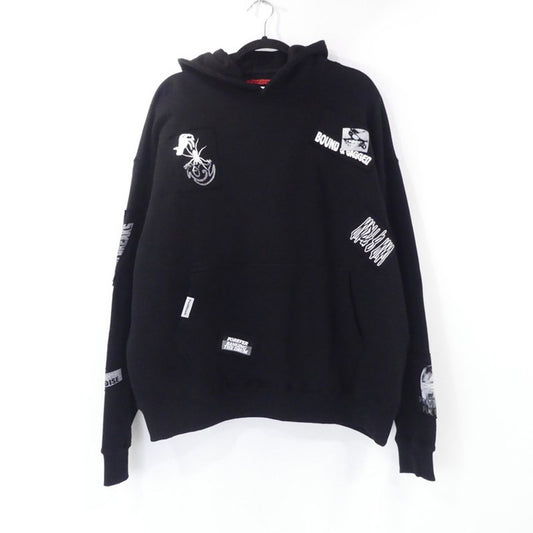 【中古】 CRUST HOODIE パーカー ブラック サイズ：L
