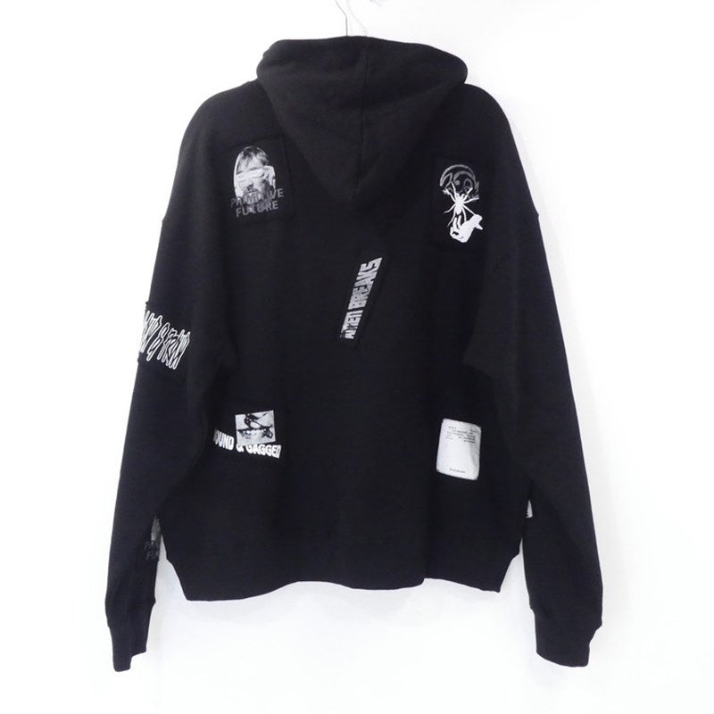 【中古】 CRUST HOODIE パーカー ブラック サイズ：L