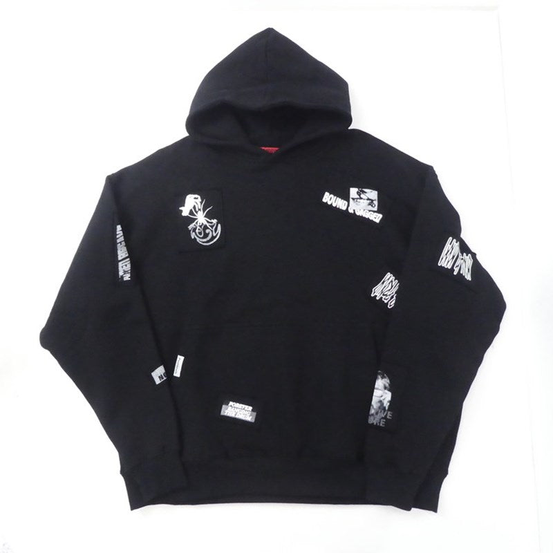 【中古】 CRUST HOODIE パーカー ブラック サイズ：L