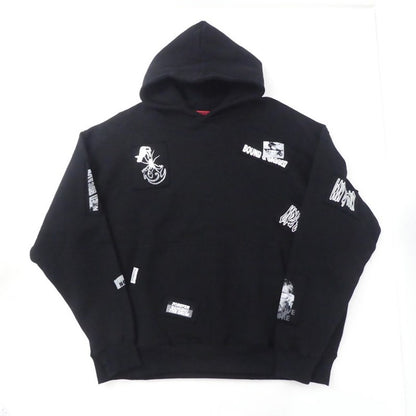 【中古】 CRUST HOODIE パーカー ブラック サイズ：L