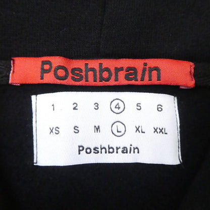 【中古】 CRUST HOODIE パーカー ブラック サイズ：L