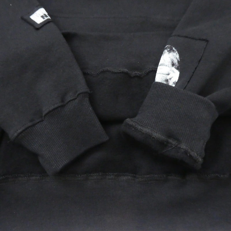 【中古】 CRUST HOODIE パーカー ブラック サイズ：L
