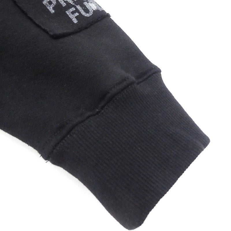 【中古】 CRUST HOODIE パーカー ブラック サイズ：L