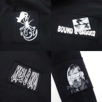 【中古】 CRUST HOODIE パーカー ブラック サイズ：L