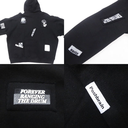 【中古】 CRUST HOODIE パーカー ブラック サイズ：L