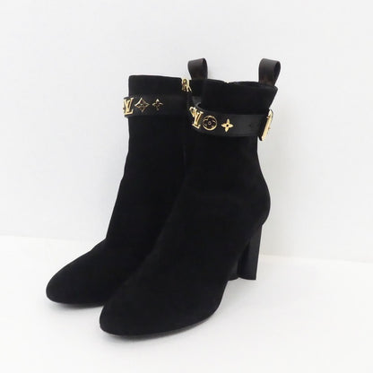 【中古】LOUIS VUITTON | ルイ・ヴィトン シルエットラインアンクルブーツ ブーツ 1A695P ブラック 23.5cm