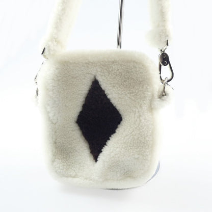 【中古】 Small Shearling Bag With Diamond ショルダーバッグ 2021A/W ホワイト