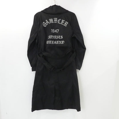 【中古】GANGSTERVILLE(GLAD HAND) | ギャングスタービルギャングスターヴィル BENJAMIN トレンチコート GSV-20-SS-01 ブラック サイズ：S