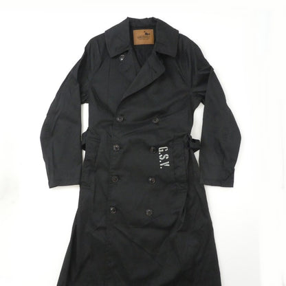 【中古】GANGSTERVILLE(GLAD HAND) | ギャングスタービルギャングスターヴィル BENJAMIN トレンチコート GSV-20-SS-01 ブラック サイズ：S