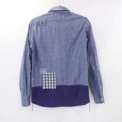 【中古】DENHAM | デンハム FORD BORO SHIRT ASC 長袖シャツ インディゴ サイズ：M